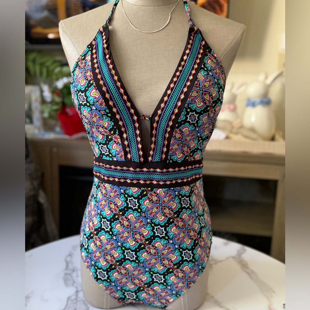 Nanette Lepore Multicolor Floral Swimsuit